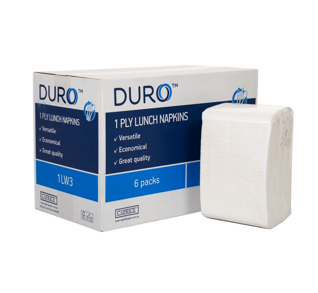 Duro 1 ply Lunch Napkin White