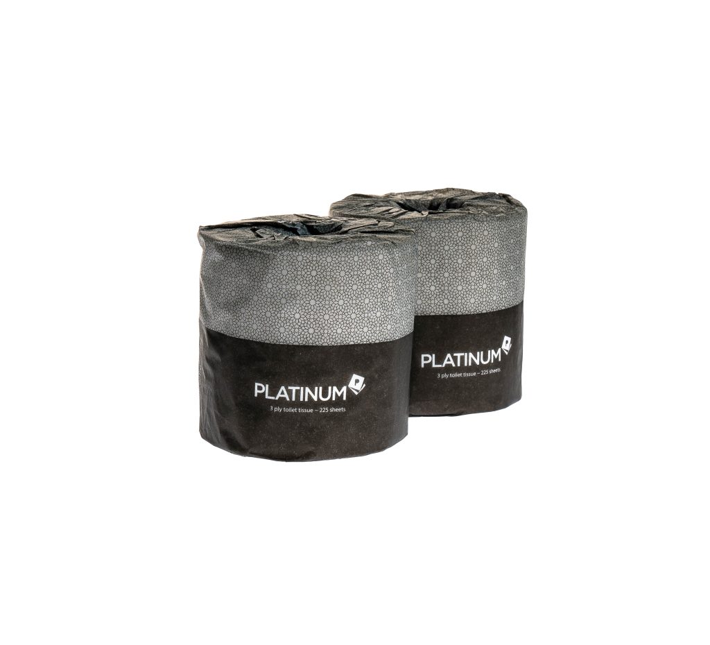 Platinum Toilet Roll 3 ply 225 sheet Individually Wrapped