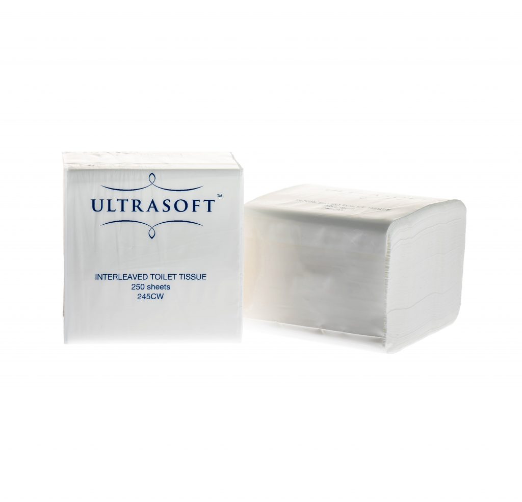 Ultrasoft Interleaved Toilet Tissue 2 ply