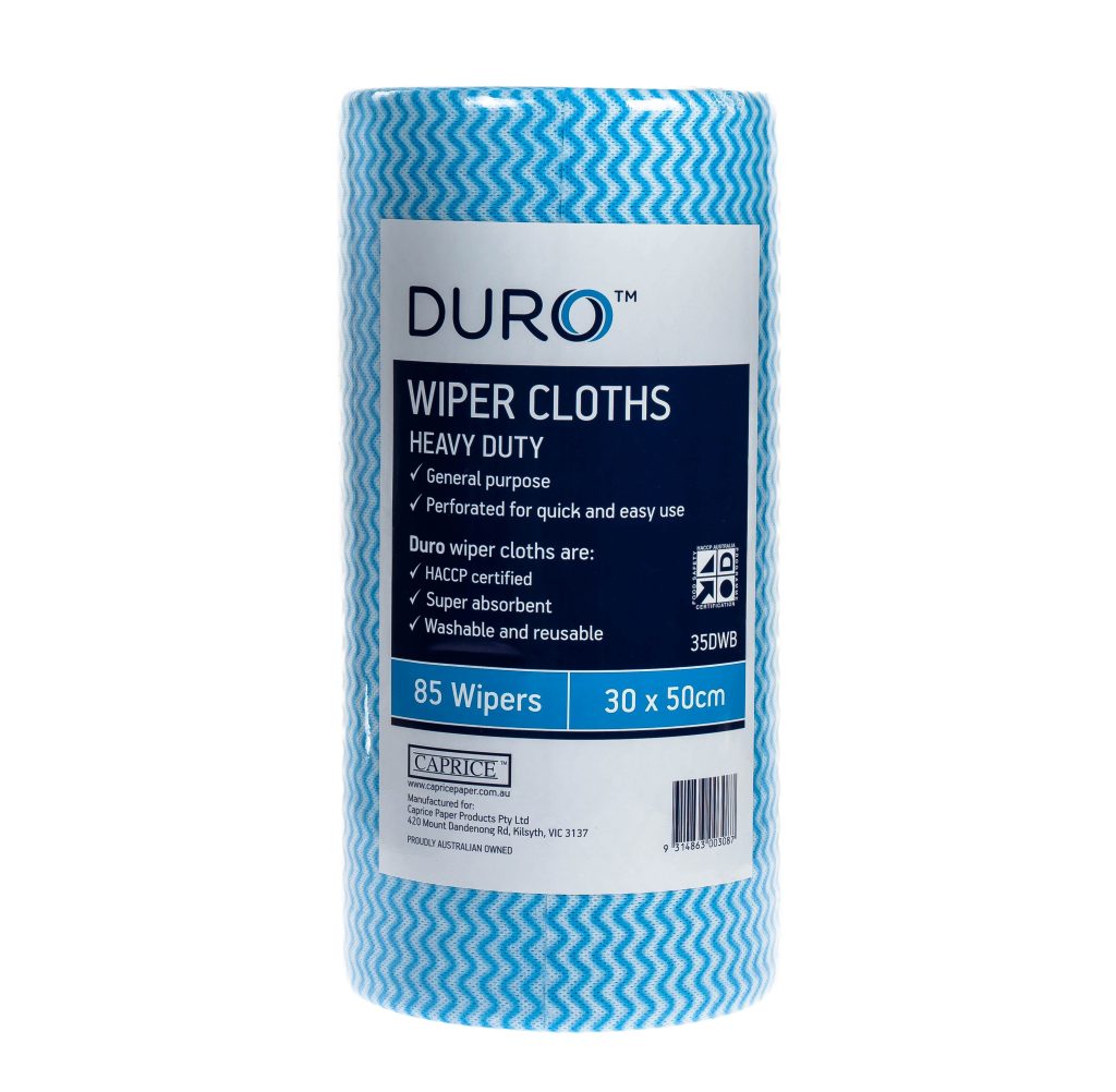 Duro Wiper Roll Heavy Duty Blue 50cm x 30cm