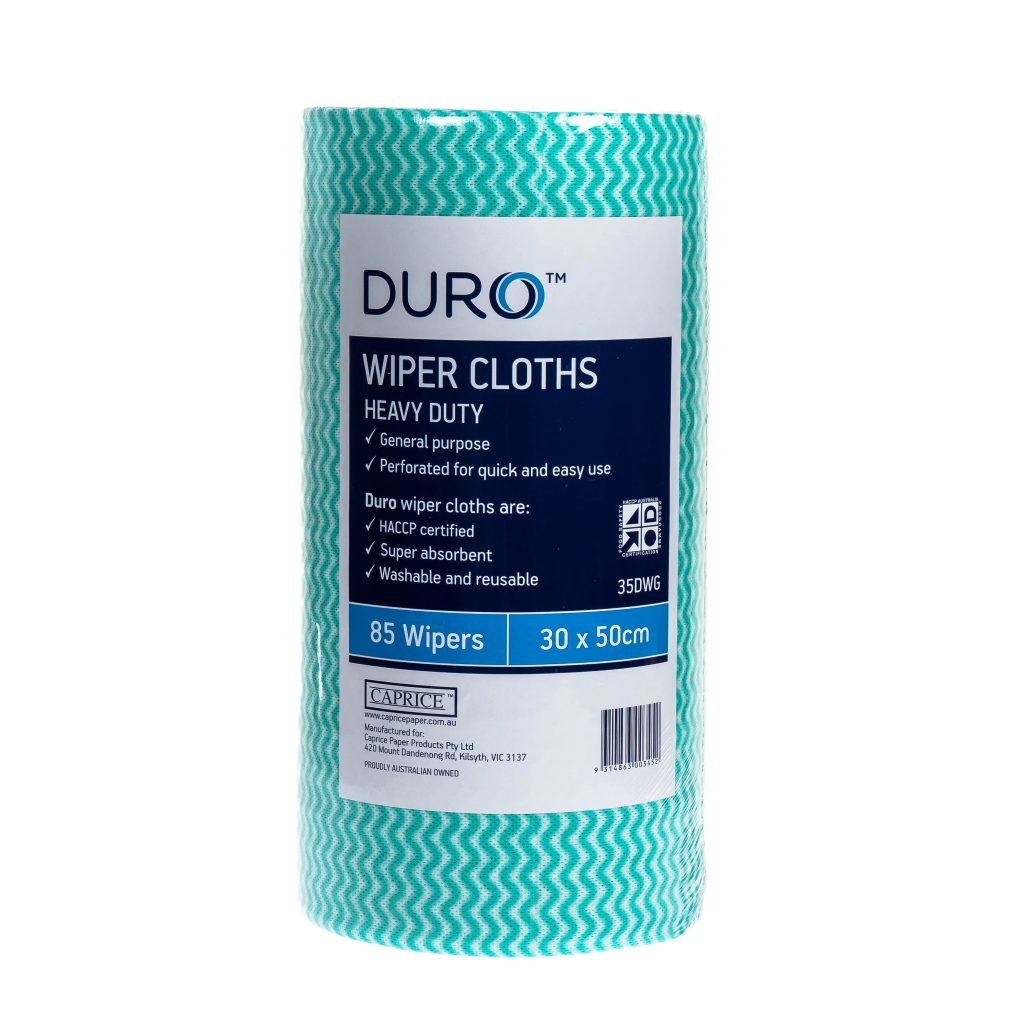 Duro Wiper Roll Heavy Duty Green 50cm x 30cm