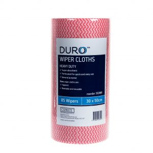 Duro Wiper Roll Heavy Duty Red 50cm x 30cm