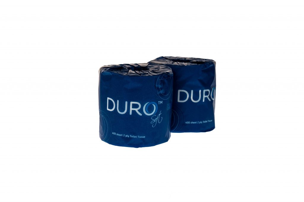 Duro Toilet Roll 2 ply 400 sheet Individually Wrapped