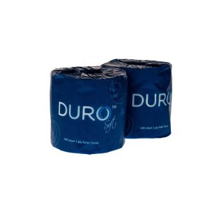 Duro Toilet Roll 2 ply 400 sheet Individually Wrapped