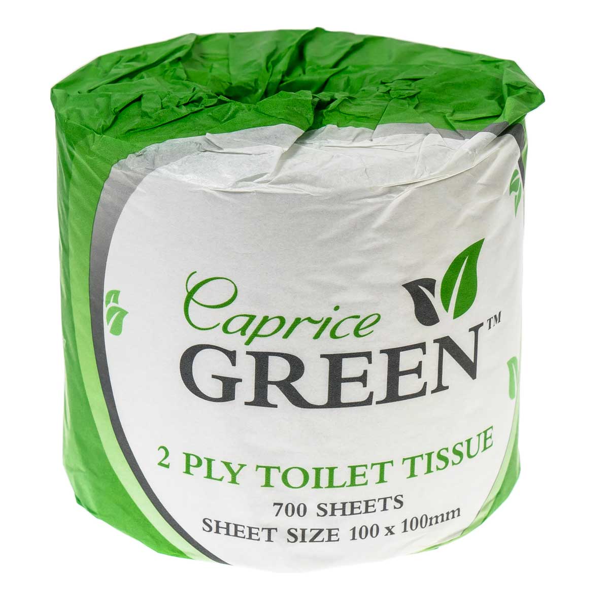 Caprice Green Toilet Paper Roll 700 Sheet Individually Wrapped Caprice