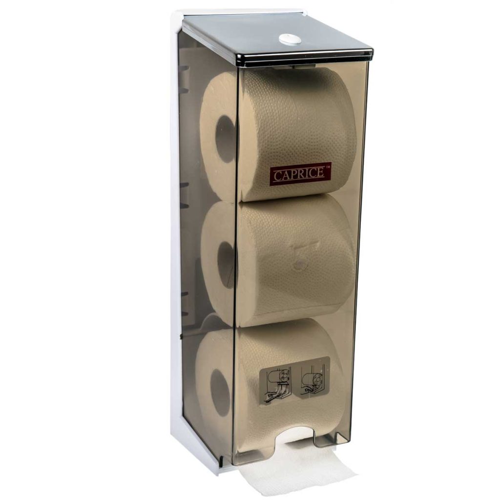 3 Roll Toilet Roll Dispenser (ABS Plastic)