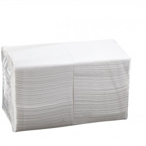 Ultrasoft Quilted Cocktail Napkin White
