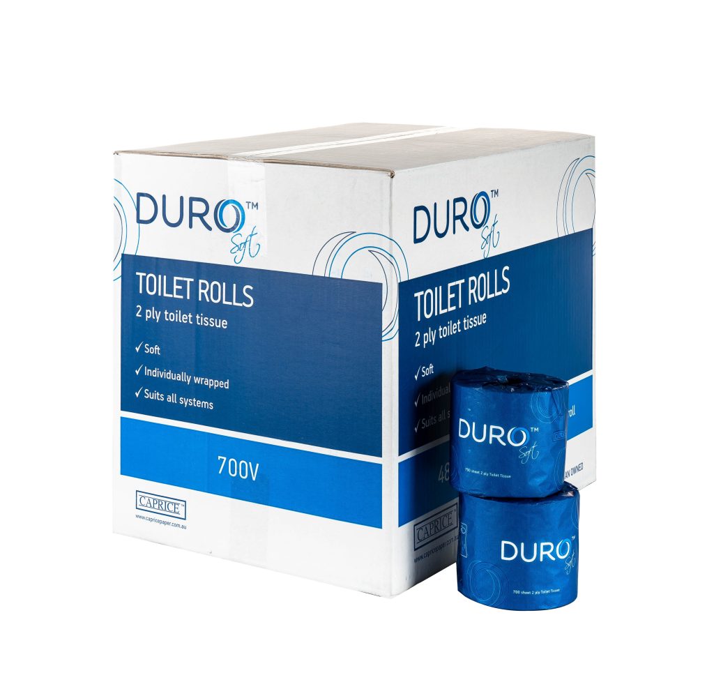 Duro Toilet Roll 2 ply 700 sheet Individually Wrapped