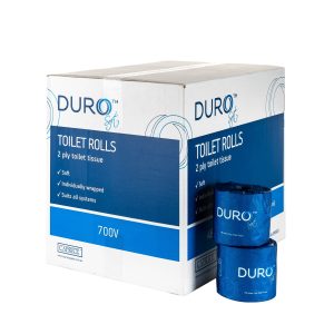 Duro Toilet Roll 2 ply 700 sheet Individually Wrapped