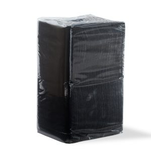 Ultrasoft Quilted Cocktail Napkin Black