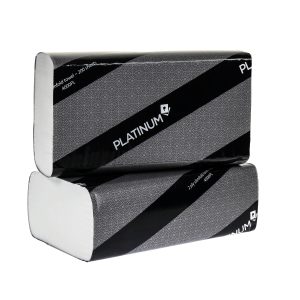 Platinum 2 ply Slimfold Interleaved Towel 23cm x 23cm