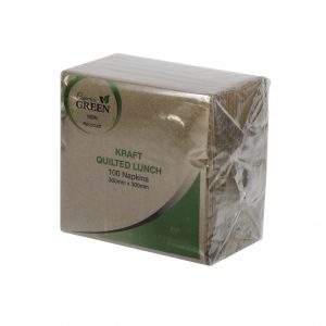 Caprice Green Quilted Lunch Napkin
