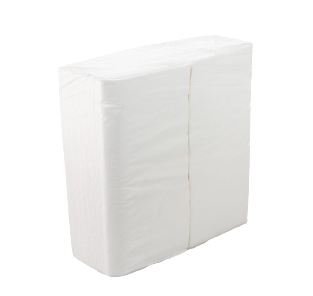 Duro 2 ply Dinner Napkin White GT Fold