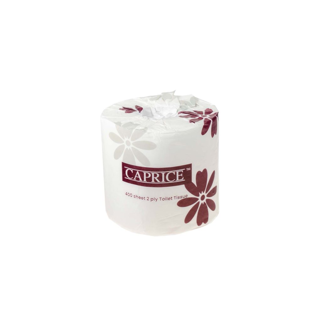 Caprice Toilet Roll 2 ply 400 sheet Individually Wrapped